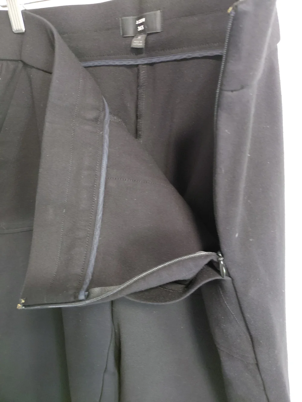 J. Crew 365 Black Ankle Cropped Wide Leg Pants